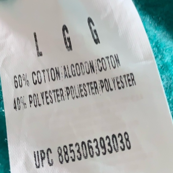 Fruit of the Loom Jersey front zip up  hoodie jacket - Picture 6 of 8